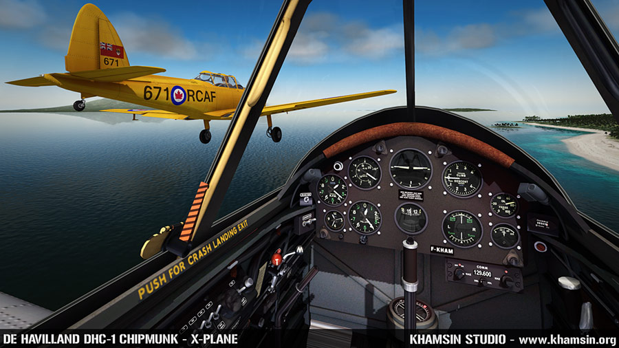 De Havilland DHC-1 Chipmunk for X-Plane 10 by khamsin