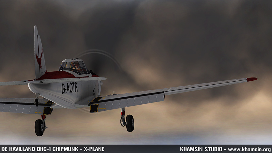 De Havilland DHC-1 Chipmunk for X-Plane 10 - www.khamsin.org