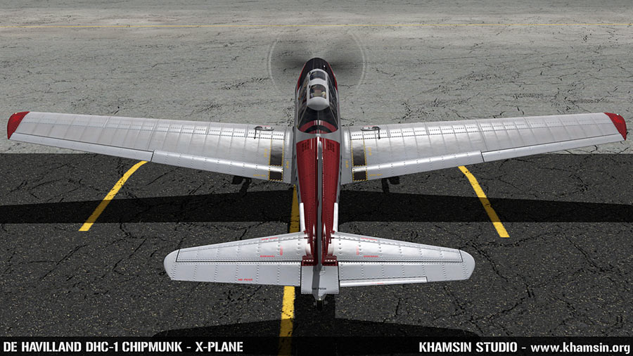 De Havilland DHC-1 Chipmunk for X-Plane 10 - www.khamsin.org