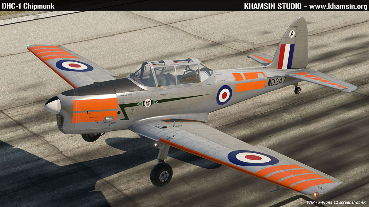 DHC-1 Chipmunk - X-Plane 11.50 - khamsin.org