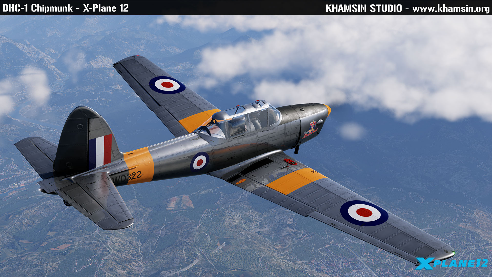 De_Havilland_DHC-1_Chipmunk - X-Plane 11/12
