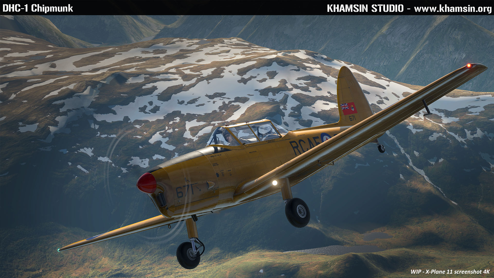 DHC-1 Chipmunk - X-Plane 11/12
