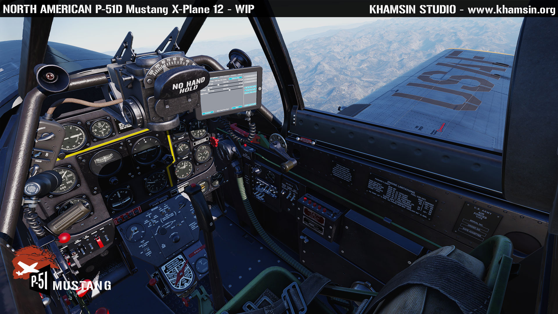 North American P-51D Mustang - X-Plane 12 - WIP