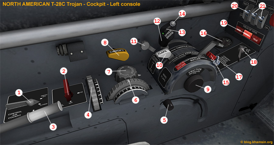 North American T-28C Trojan for X-Plane by Khamsin & Arno54