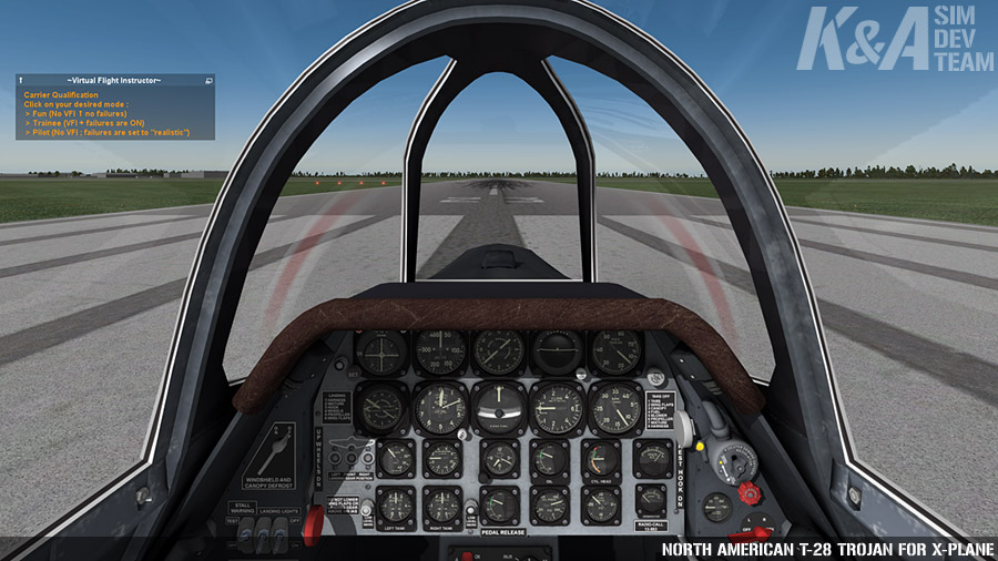 North American T-28C Trojan for X-Plane by Khamsin & Arno54