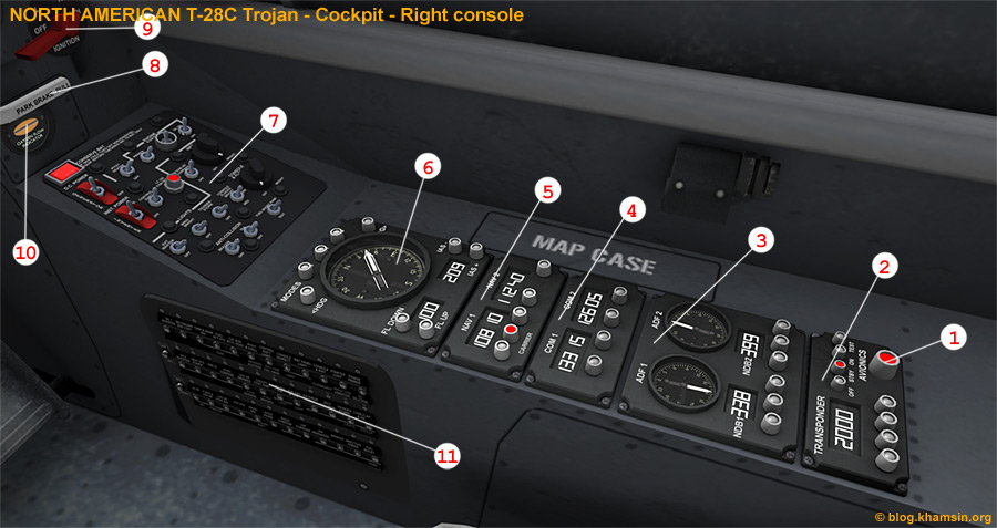 North American T-28C Trojan for X-Plane by Khamsin & Arno54